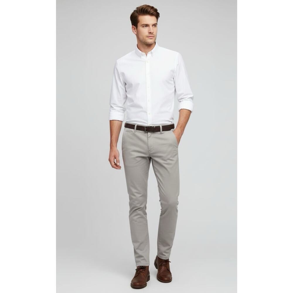 21 Men Men's Pants Chino Slim Fit Formal Casual Khaki Size 30x30